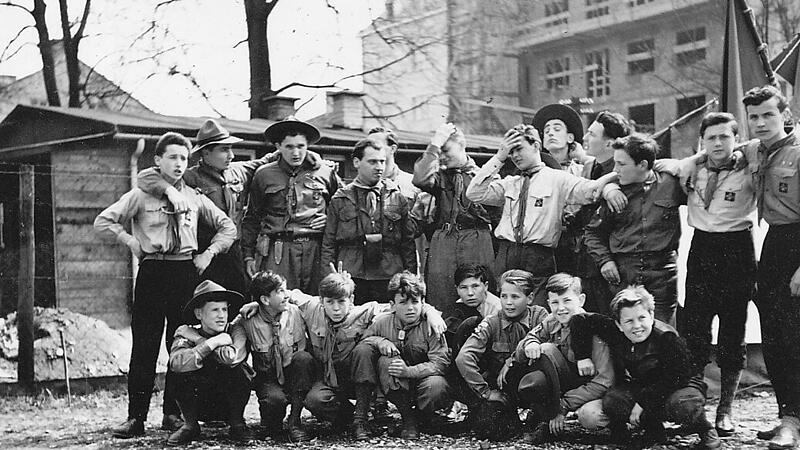Pfadfindergruppe Linz 5 1956 Kleinmünchen