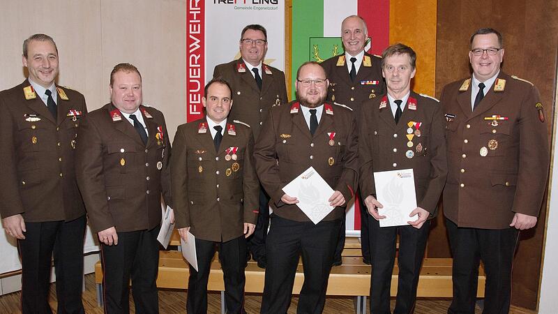Feuerwehr Treffling Jahreshauptversammlung, Leistungsabzeichen Bronze
