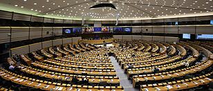 Plenarsaal des EU-Parlaments in Brüssel