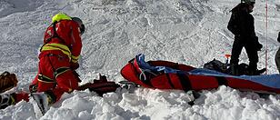 Kameraden retteten Skitourengeher aus Mondsee am Dachstein aus Lawine