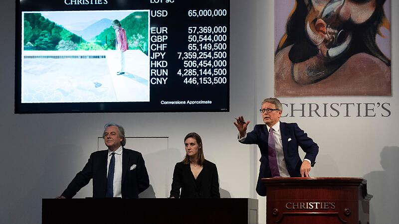 Hockneys Kultgemälde um 80 Millionen Euro ersteigert