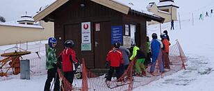 Die Kälte macht´s möglich: Skilift Taiskirchen in Betrieb